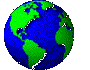 Spinning globe